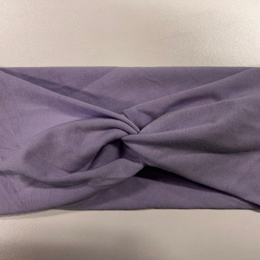 Twist Bamboo Headband Lilac Purple
